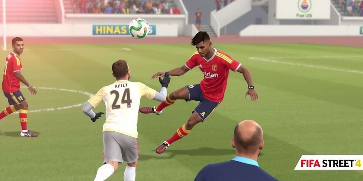 FIFA Street 4 - Advanced Skill Move FIFA Street 4 gameplay showing advanced skill move being performed by Indian player character