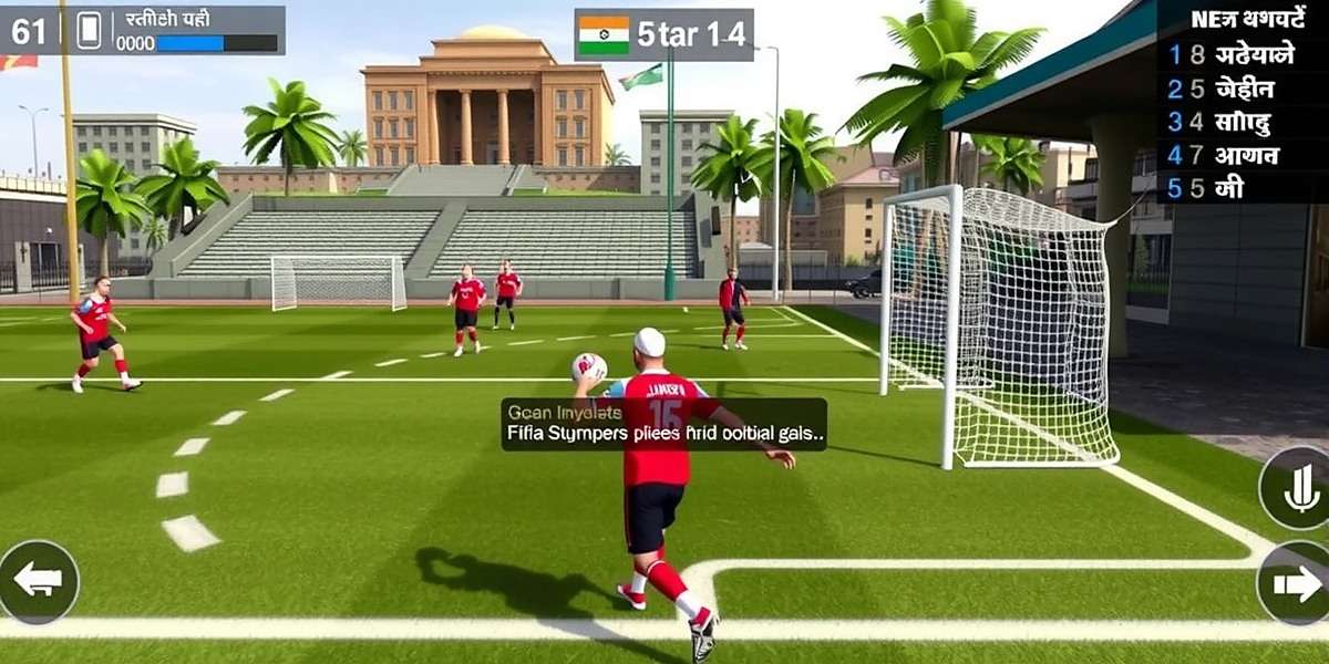 FIFA Street 4 - Hindi Commentary FIFA Street 4 Indian version showing Hindi commentary during gameplay